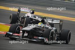 Esteban Gutierrez (MEX) Sauber C32. 27.10.2013. Formula 1 World Championship, Rd 16, Indian Grand Prix, New Delhi, India, Race Day.