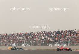Felipe Massa (BRA), Scuderia Ferrari  27.10.2013. Formula 1 World Championship, Rd 16, Indian Grand Prix, New Delhi, India, Race Day.