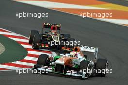 Paul di Resta (GBR) Sahara Force India VJM06. 27.10.2013. Formula 1 World Championship, Rd 16, Indian Grand Prix, New Delhi, India, Race Day.