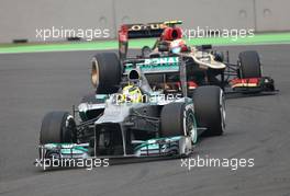 Nico Rosberg (GER), Mercedes GP  27.10.2013. Formula 1 World Championship, Rd 16, Indian Grand Prix, New Delhi, India, Race Day.