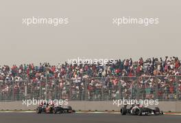 Nico Hulkenberg (GER), Sauber F1 Team Formula One team  27.10.2013. Formula 1 World Championship, Rd 16, Indian Grand Prix, New Delhi, India, Race Day.