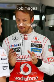 Jenson Button (GBR) McLaren. 26.10.2013. Formula 1 World Championship, Rd 16, Indian Grand Prix, New Delhi, India, Qualifying Day.