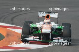 Paul di Resta (GBR) Sahara Force India VJM06. 26.10.2013. Formula 1 World Championship, Rd 16, Indian Grand Prix, New Delhi, India, Qualifying Day.