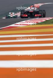 Jenson Button (GBR), McLaren Mercedes  26.10.2013. Formula 1 World Championship, Rd 16, Indian Grand Prix, New Delhi, India, Qualifying Day.