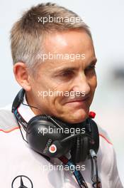 Martin Whitmarsh (GBR) McLaren Chief Executive Officer. 26.10.2013. Formula 1 World Championship, Rd 16, Indian Grand Prix, New Delhi, India, Qualifying Day.