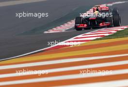 Sergio Perez (MEX), McLaren Mercedes  26.10.2013. Formula 1 World Championship, Rd 16, Indian Grand Prix, New Delhi, India, Qualifying Day.