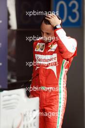Felipe Massa (BRA) Ferrari in parc ferme. 26.10.2013. Formula 1 World Championship, Rd 16, Indian Grand Prix, New Delhi, India, Qualifying Day.