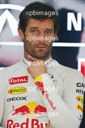 Mark Webber (AUS) Red Bull Racing. 26.10.2013. Formula 1 World Championship, Rd 16, Indian Grand Prix, New Delhi, India, Qualifying Day.