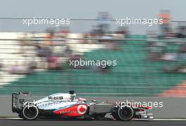 Jenson Button (GBR), McLaren Mercedes  26.10.2013. Formula 1 World Championship, Rd 16, Indian Grand Prix, New Delhi, India, Qualifying Day.