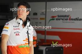James Calado (GBR) Sahara Force India Third Driver. 26.10.2013. Formula 1 World Championship, Rd 16, Indian Grand Prix, New Delhi, India, Qualifying Day.