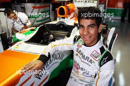 Jehan Daruvala (IND) Sahara Force India Academy Driver, winner of the British KF3 Karting Championship. 26.10.2013. Formula 1 World Championship, Rd 16, Indian Grand Prix, New Delhi, India, Qualifying Day.