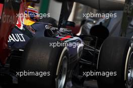 Mark Webber (AUS) Red Bull Racing RB9. 26.10.2013. Formula 1 World Championship, Rd 16, Indian Grand Prix, New Delhi, India, Qualifying Day.