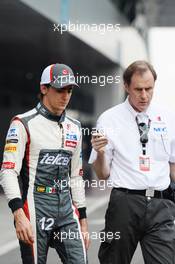 Esteban Gutierrez (MEX) Sauber. 26.10.2013. Formula 1 World Championship, Rd 16, Indian Grand Prix, New Delhi, India, Qualifying Day.