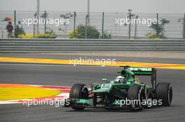Giedo van der Garde (NLD) Caterham CT03. 26.10.2013. Formula 1 World Championship, Rd 16, Indian Grand Prix, New Delhi, India, Qualifying Day.