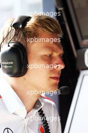 Kevin Magnussen (DEN) McLaren Test Driver. 26.10.2013. Formula 1 World Championship, Rd 16, Indian Grand Prix, New Delhi, India, Qualifying Day.