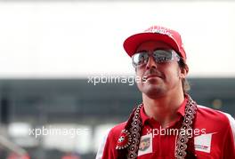 Fernando Alonso (ESP), Scuderia Ferrari  27.10.2013. Formula 1 World Championship, Rd 16, Indian Grand Prix, New Delhi, India, Race Day.