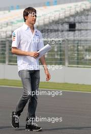 Esteban Gutierrez (MEX), Sauber F1 Team  24.10.2013. Formula 1 World Championship, Rd 16, Indian Grand Prix, New Delhi, India, Preparation Day.
