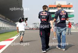 Sebastian Vettel (GER), Red Bull Racing  24.10.2013. Formula 1 World Championship, Rd 16, Indian Grand Prix, New Delhi, India, Preparation Day.