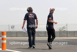 Daniel Ricciardo (AUS), Scuderia Toro Rosso  24.10.2013. Formula 1 World Championship, Rd 16, Indian Grand Prix, New Delhi, India, Preparation Day.