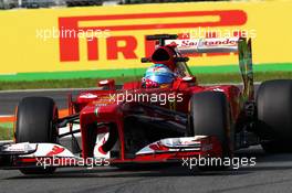 Fernando Alonso (ESP) Ferrari F138. 06.09.2013. Formula 1 World Championship, Rd 12, Italian Grand Prix, Monza, Italy, Practice Day.