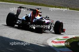 Sebastian Vettel (GER) Red Bull Racing RB9. 06.09.2013. Formula 1 World Championship, Rd 12, Italian Grand Prix, Monza, Italy, Practice Day.