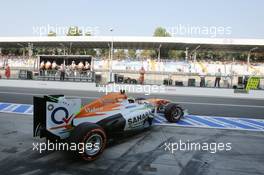 James Calado (GBR) Sahara Force India VJM06 Test Driver. 06.09.2013. Formula 1 World Championship, Rd 12, Italian Grand Prix, Monza, Italy, Practice Day.