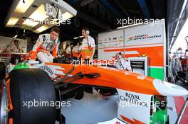 Paul di Resta (GBR) Sahara Force India VJM06. 06.09.2013. Formula 1 World Championship, Rd 12, Italian Grand Prix, Monza, Italy, Practice Day.