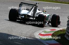 Lewis Hamilton (GBR) Mercedes AMG F1 W04. 06.09.2013. Formula 1 World Championship, Rd 12, Italian Grand Prix, Monza, Italy, Practice Day.