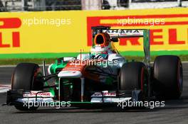 Paul di Resta (GBR) Sahara Force India VJM06. 06.09.2013. Formula 1 World Championship, Rd 12, Italian Grand Prix, Monza, Italy, Practice Day.