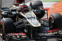 Kimi Raikkonen (FIN) Lotus F1 E21. 06.09.2013. Formula 1 World Championship, Rd 12, Italian Grand Prix, Monza, Italy, Practice Day.