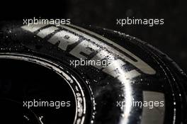 Pirelli tyre. 06.09.2013. Formula 1 World Championship, Rd 12, Italian Grand Prix, Monza, Italy, Practice Day.