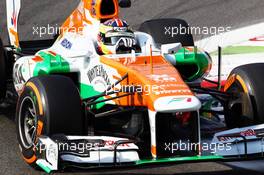 James Calado (GBR) Sahara Force India VJM06 Test Driver. 06.09.2013. Formula 1 World Championship, Rd 12, Italian Grand Prix, Monza, Italy, Practice Day.