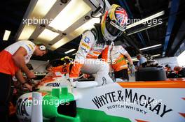 James Calado (GBR) Sahara Force India VJM06 Test Driver. 06.09.2013. Formula 1 World Championship, Rd 12, Italian Grand Prix, Monza, Italy, Practice Day.