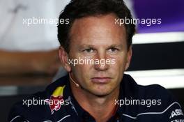 Christian Horner (GBR) Red Bull Racing Team Principal in the FIA Press Conference. 06.09.2013. Formula 1 World Championship, Rd 12, Italian Grand Prix, Monza, Italy, Practice Day.
