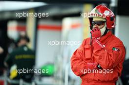 A fire marshal. 06.09.2013. Formula 1 World Championship, Rd 12, Italian Grand Prix, Monza, Italy, Practice Day.