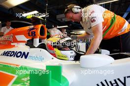 James Calado (GBR) Sahara Force India VJM06 Test Driver. 06.09.2013. Formula 1 World Championship, Rd 12, Italian Grand Prix, Monza, Italy, Practice Day.