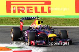 Mark Webber (AUS) Red Bull Racing RB9. 06.09.2013. Formula 1 World Championship, Rd 12, Italian Grand Prix, Monza, Italy, Practice Day.