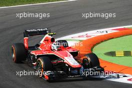 Max Chilton (GBR) Marussia F1 Team MR02. 06.09.2013. Formula 1 World Championship, Rd 12, Italian Grand Prix, Monza, Italy, Practice Day.