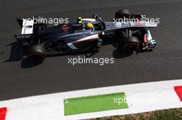 Esteban Gutierrez (MEX) Sauber C32. 06.09.2013. Formula 1 World Championship, Rd 12, Italian Grand Prix, Monza, Italy, Practice Day.