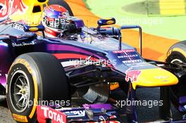 Sebastian Vettel (GER) Red Bull Racing RB9. 06.09.2013. Formula 1 World Championship, Rd 12, Italian Grand Prix, Monza, Italy, Practice Day.