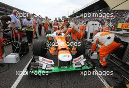 Paul di Resta (GBR), Force India Formula One Team  08.09.2013. Formula 1 World Championship, Rd 12, Italian Grand Prix, Monza, Italy, Race Day.