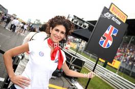 Grid girl. 08.09.2013. Formula 1 World Championship, Rd 12, Italian Grand Prix, Monza, Italy, Race Day.