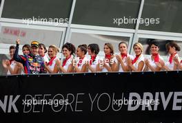 Sebastian Vettel (GER), Red Bull Racing  08.09.2013. Formula 1 World Championship, Rd 12, Italian Grand Prix, Monza, Italy, Race Day.