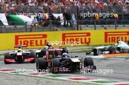 Daniel Ricciardo (AUS) Scuderia Toro Rosso STR8. 08.09.2013. Formula 1 World Championship, Rd 12, Italian Grand Prix, Monza, Italy, Race Day.