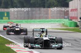 Nico Rosberg (GER) Mercedes AMG F1 W04. 08.09.2013. Formula 1 World Championship, Rd 12, Italian Grand Prix, Monza, Italy, Race Day.