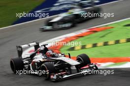 Nico Hulkenberg (GER) Sauber C32. 08.09.2013. Formula 1 World Championship, Rd 12, Italian Grand Prix, Monza, Italy, Race Day.