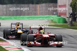 Felipe Massa (BRA) Ferrari F138. 08.09.2013. Formula 1 World Championship, Rd 12, Italian Grand Prix, Monza, Italy, Race Day.