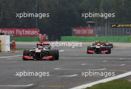 Jenson Button (GBR), McLaren Mercedes  08.09.2013. Formula 1 World Championship, Rd 12, Italian Grand Prix, Monza, Italy, Race Day.