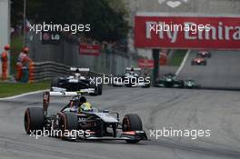 Esteban Gutierrez (MEX) Sauber C32. 08.09.2013. Formula 1 World Championship, Rd 12, Italian Grand Prix, Monza, Italy, Race Day.