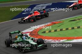 Giedo van der Garde (NLD) Caterham CT03. 08.09.2013. Formula 1 World Championship, Rd 12, Italian Grand Prix, Monza, Italy, Race Day.